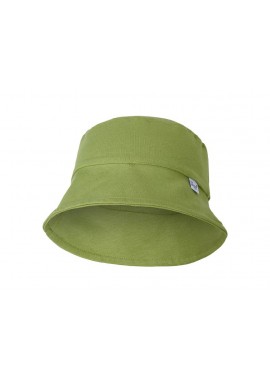 Detský klobúk bavlnený zelený